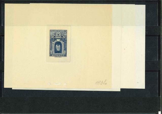 Stamp of Colonies françaises » Monaco 1948, Vue de la Principauté Y&T n°313A, ensemble de