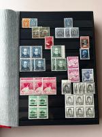 Stamp of Large Lots and Collections Latin America : 1880-1990, in a big stockbook mint