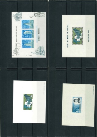 Stamp of Colonies françaises » Monaco 1963-1985, ensemble de 4 blocs et blocs spéciaux avec