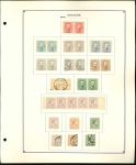 Stamp of Spain Spain group of seven pages from Fournier forgery album