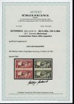 Stamp of Austria » Deutsch-Österreich Austria Österreich 2H u. 5H gez. 12 1/2, je senkr. Paar mit Mitte UNGEZÄHNT