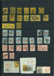 Stamp of Switzerland / Schweiz » Sammlungen 1850-1852, Rayon Sammlung auf Albumblatt mit 46 Marken