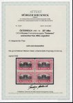 Stamp of Austria » Deutsch-Österreich Austria Österreich 1919-21 Freimarken Parlament 4K 4er Block UNGEZÄHNTE Mitte