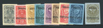 Stamp of Austria » Deutsch-Österreich Austria Österreich 1920 Kärnten Abstimmung UNGEZÄHNTE kl. Werte 5H --> 60H in Paaren