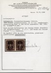 Stamp of Austria » 1st. Republic Austria Österreich 1922-24 Frauenkopf 1000K waagr. Paar UNGEZÄHNTE MITTE