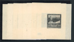 Stamp of Austria » 1st. Republic Austria Österreich 1923 Landeshauptstädte in Schwarzdruck Einzelproben, RR!