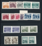 Stamp of Austria » 1st. Republic Austria Österreich 1929-30 Grosse Landschaft -  kpl. Satz UNGEZÄHNT