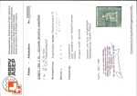 Stamp of Switzerland / Schweiz » Sitzende Helvetia Ungezähnt » 1856-57 Berner Druck (II) 1857, 10 Rp. blau, 2. Berner Druckperiode, mit Plattenfehler
