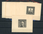 Stamp of Bosnia and Herzegovina » Austrian Post Offices Bosnien-Herzegowina 1906, Landschaftsbilder schwarz Einzelproben