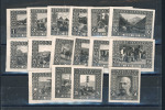 Stamp of Bosnia and Herzegovina » Austrian Post Offices Bosnia 1910, Bosnien und Herzegowina, ungezähnter PROBEDRUCK in schwarz auf Kartonpapier,