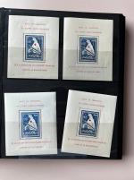 Stamp of France » Collections 1941, dans un classeur, impressionnant stock de 46