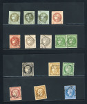Stamp of France » Collections 1849-1870, magnifique sélection de timbres classiques