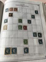 Stamp of France » Collections 1853-1873, dans un gros classeur, très belle étude