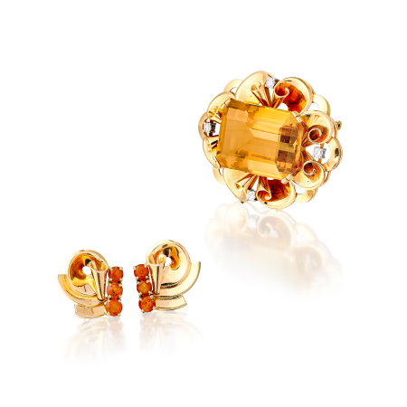 Stamp of Feldman International Auctions Ensemble citrine