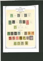 Stamp of Colonies françaises » Chine (Postes françaises) 1894-1922, belle collection neufs */obl bien fournie