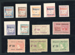 Stamp of Colonies françaises » Madagascar (Poste française) 1896/1922, timbres-taxe Y&T n° 1-7 neufs ** MNH et