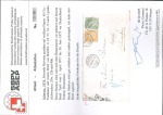 Stamp of Switzerland / Schweiz » Sitzende Helvetia Gezaehnt » Destinationen 1874, 20 Rp. orange zusammen mit 25 Rp. grün, auf Brief nach Schweden