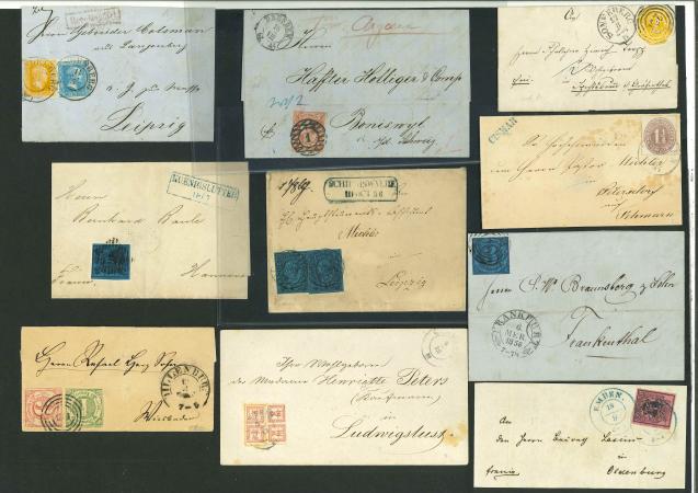 Stamp of German States » German States Collections and Lots German States Postal history group