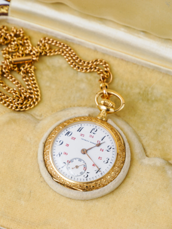 Stamp of Feldman International Auctions » Montres / Watches Montre de poche JEANNE ROSAT