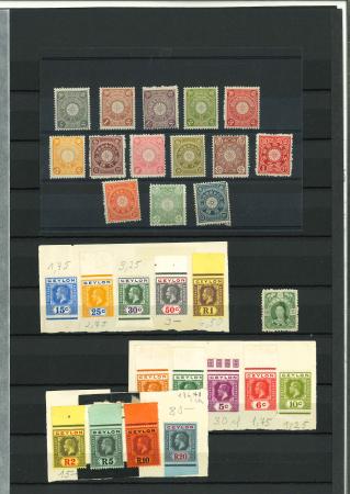 Stamp of Large Lots and Collections Asia : 1899-1910, small collection of various Asian countries