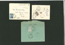 Stamp of Persia » 1925-1941 Riza Khan Pahlavi Shah (SG 602-O849) Persia 1924-30 group 3 covers