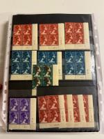 Stamp of Egypt » Collections 1952-62, Comprehensive collection of control blocks on stockpages with definitives, airmails and commemorative issues