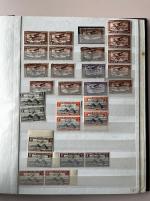 Stamp of Egypt » Collections 1926-53, Stockbook of Airmail and Express issues incl. sets in control blocks
