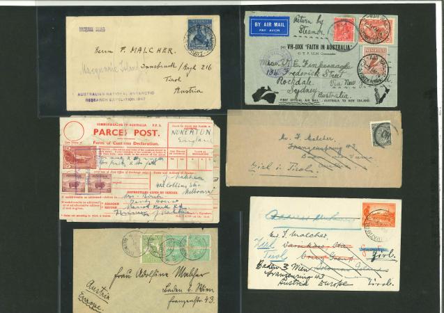 Stamp of Australia » Collections Australia 1901-1938 accumulation of postal history