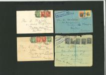 Stamp of Rhodesia Rhodesia 1921-24 group of 11 Admiral covers to Austria