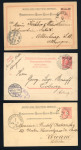 Stamp of Austria » Austrian Levant 1888-1910, Levante, Zusammenstellung von zehn Briefen