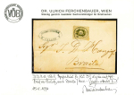 Stamp of Romania » Austrian Levant Post Offices » D.D.S.G. Post Offices 1869 DDSG 10k green, perf. 9½, on cover from Galati to Braila, "clandestine" mail