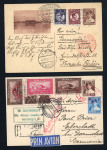 Stamp of Romania » Later Issues 1929-1935 Lot of 5 airmail items from Bucharest to Germany