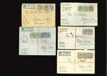Stamp of British Solomon Islands British Solomon Islands 1929-30 five registered covers to Austria