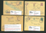 Stamp of Romania » Later Issues 1940-1944 Romania WW2: 12 military mail sent by soldiers in Bessarabia, Ukraine, Transnistria, Russia, Crimea, Romania and Hungary