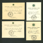 Stamp of Romania » Later Issues 1940-1941 Iron Guard Booklets: lot of 4 different booklets