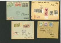 Stamp of Romania » Later Issues 1896/1920: Group of six philatelic franking covers