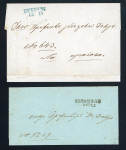Stamp of Romania » Postal History 1858/1861 Prephilatelic Wallachian covers bearing cyrillic handstamps of BEKETU, KARAKALU, SEVERINU & KALAFATU