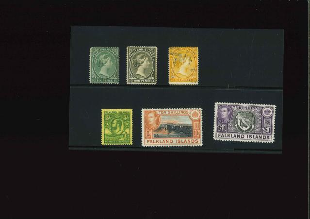 Stamp of Falkland Islands 1878-1972, Falkland Islands, Dependencies, and South Georgia, large collection