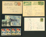 Stamp of Olympics » 1928 St. Moritz 1928 St Moritz accumulation, vignettes and cards
