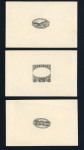 Stamp of Austria » 1890-1918 Issues  Austria Österreich 1910 SCHWARZDRUCK EINZELPROBENSERIE VON KPL. 22 STÜCK