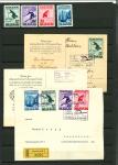 Stamp of Thematics » Sport and Games » Skiing Accumulation with 1936 Austria ski set hinged mint