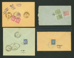 Stamp of Turkey Ottoman 1890-1910s group covers to Persia