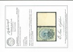 Stamp of Persia » 1909-1925 Sultan Ahmed Miza Shah (SG 320-601) 1922 Controle issue 12ch double overprint used