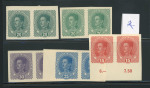 Stamp of Austria » 1890-1918 Issues  Austria Österreich 1917-18 Kaiser Karl kpl. UNGEZÄHNTE Paare m. beiden 20H
