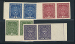 Stamp of Austria » 1890-1918 Issues  Austria Österreich 1916 Kronenwerte dunkel in ungez. Paaren