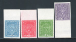 Stamp of Austria » 1890-1918 Issues  1916-17, Kronenwerte helle Farben kpl. ungezähnt, **