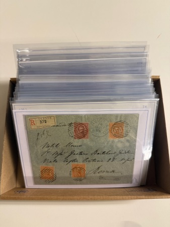 Stamp of Italy » Italy and Areas Collections and Lots Italy 1879-89 group of 36 mostly internal covers