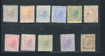 Stamp of Austria » 1890-1918 Issues  Austria Österreich 1890-91 Lot kaiserkopf ohne Wertziffern etc.