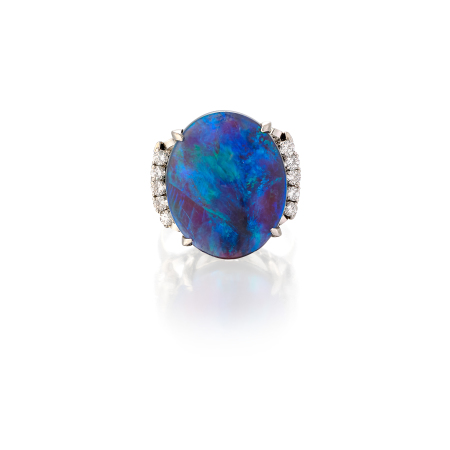 Stamp of Feldman International Auctions Bague opale