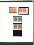 Stamp of Indian States » Indore 1927-37 set of imperforate plate proofs for each value with the 1934 colours